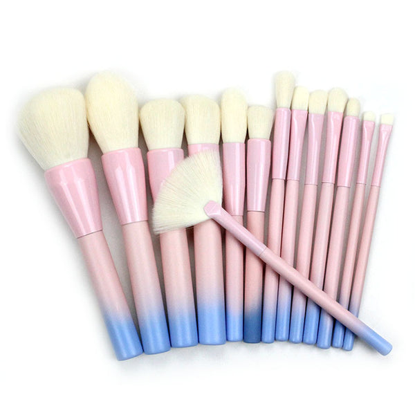 Gradient Color Makeup Brush Set