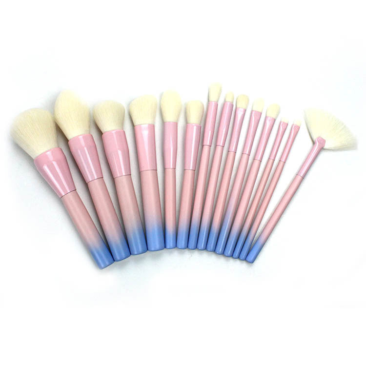 Gradient Color Makeup Brush Set