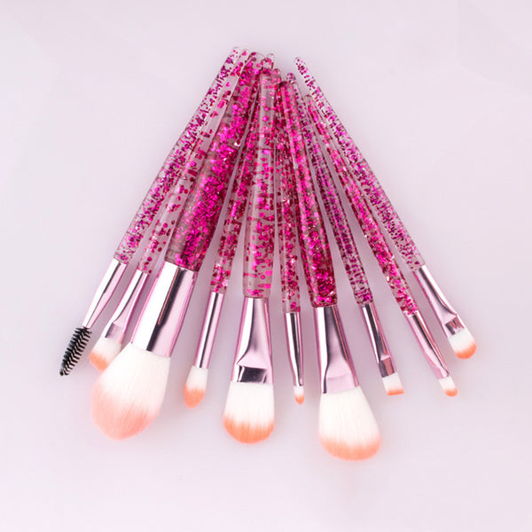 10 Makeup Brush Set
