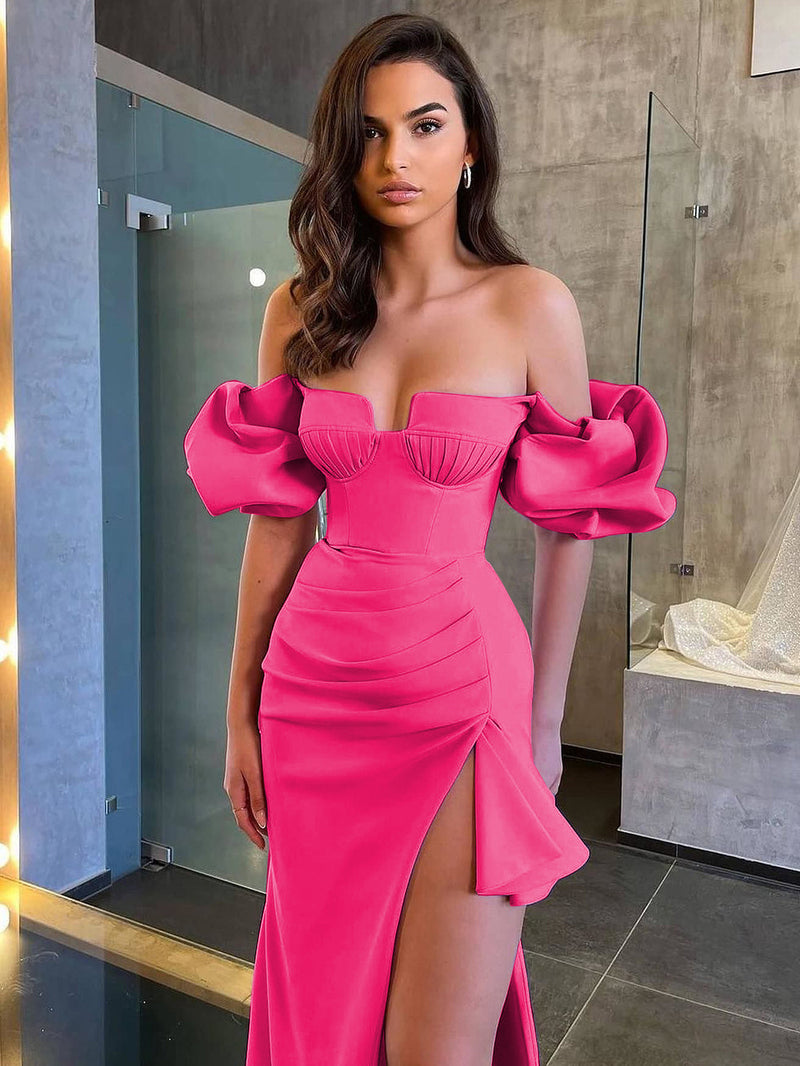 Ruffle Bandage Dress