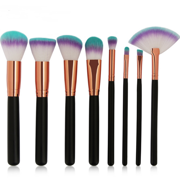 8 Makeup Brush Set