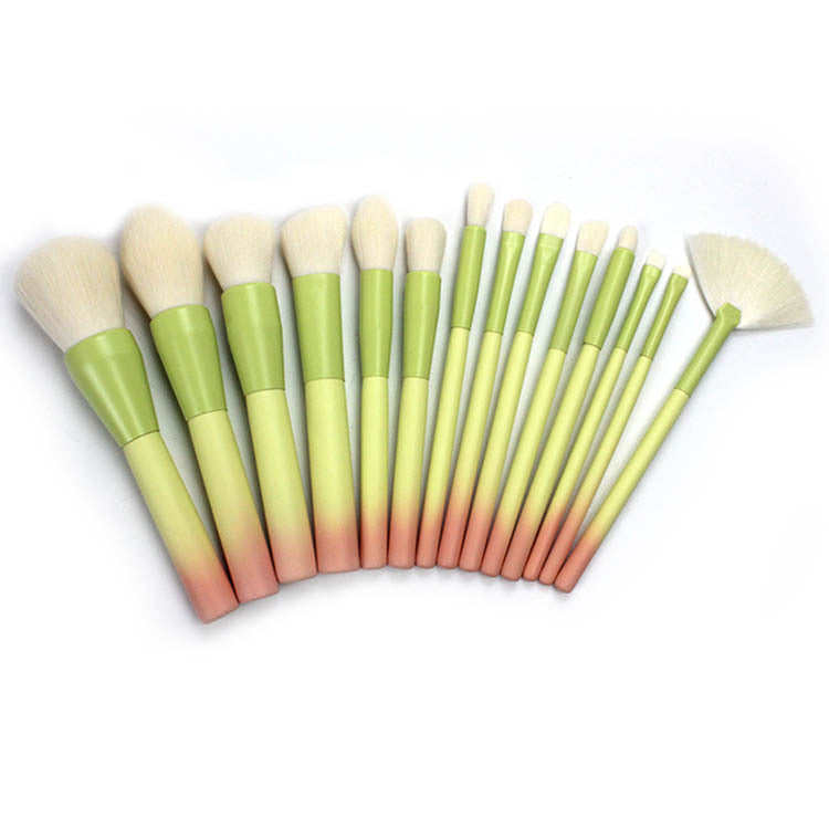 Gradient Color Makeup Brush Set