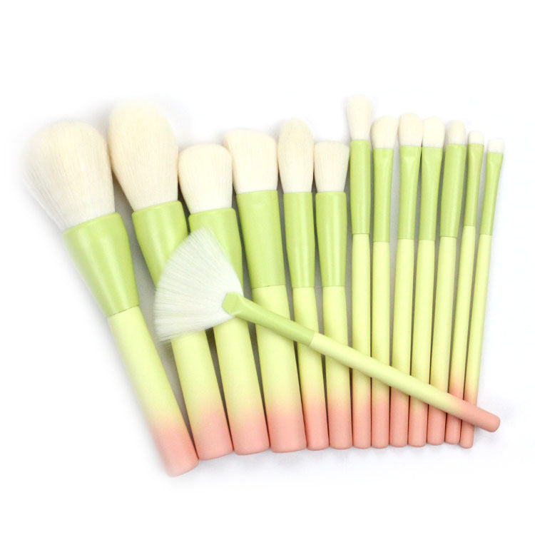 Gradient Color Makeup Brush Set