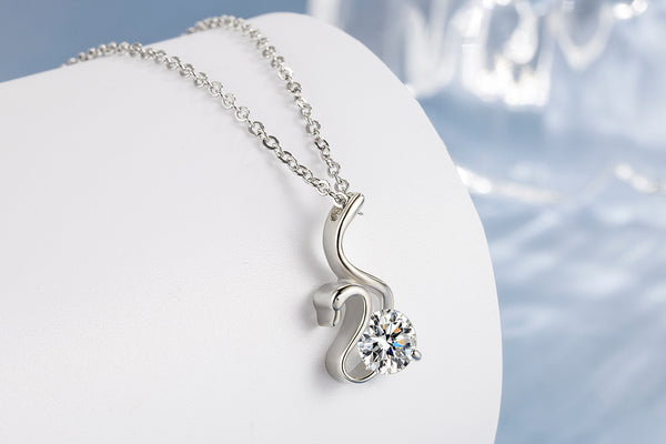 Swan Pendant Necklace