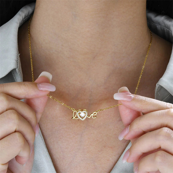 Love Clavicle Chain Necklace