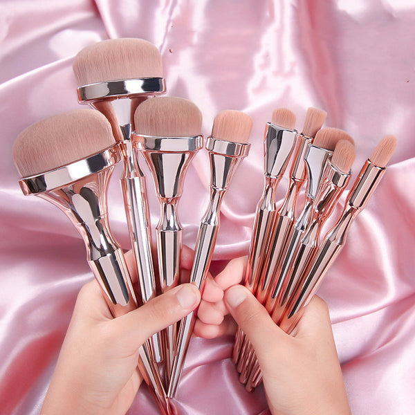 Rose Gold Makeup Brush Set