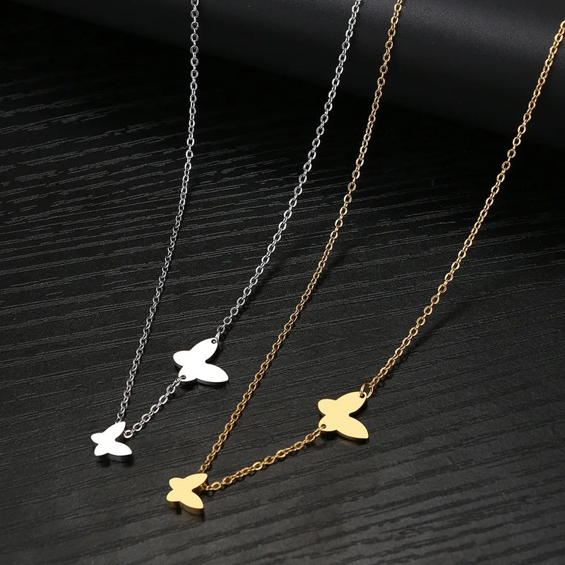 Butterfly Pendant All-match Necklace