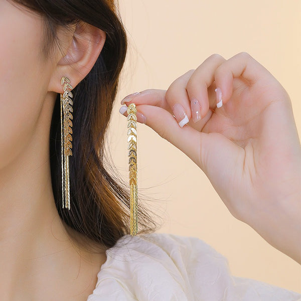 Long Fringe Earring