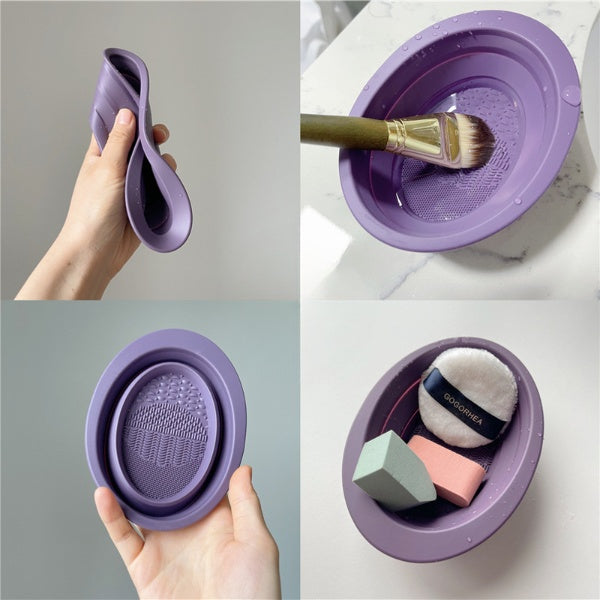 Scrubbing Plate Makeup Brush Cleaning