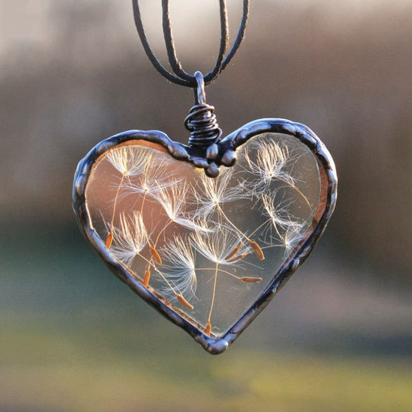 Dandelion Love Wish Necklace